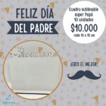 Cuadro  super papá  10 unidades