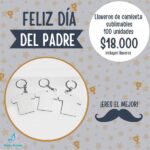 Llaveros camisetas sublimables 100 unidades