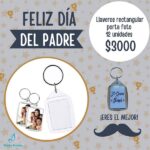 Llavero porta foto 12 unidades