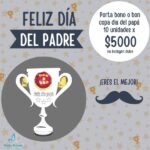 Porta bono o bon Papá 10 unidades