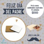 Porta vasos cuadrados 10 unidades