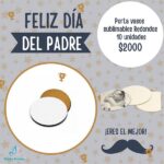 Porta vasos redondos 10 unidades