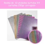 Cartulina holografica corrugada A4