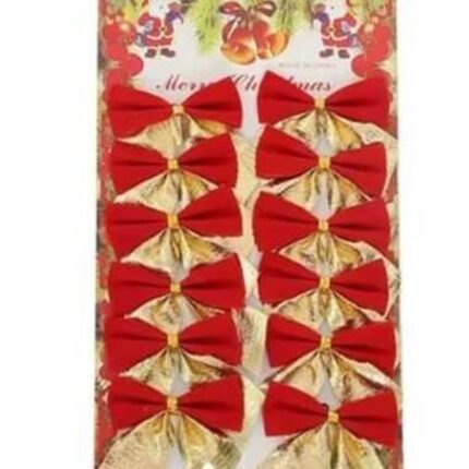 Cintas de lazos listas navidad 12 unidades