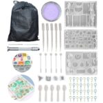 Kit 12 molde + 1 litro de resina