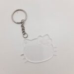 Llavero acrílico hello kitty  12 unidades