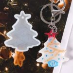 Molde de llavero arbol de navidad