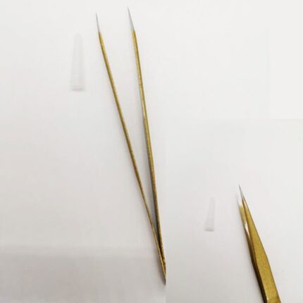 Pinzas punta fina dorada