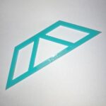 Regla para cortar puntas de hojas