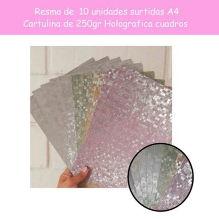 Cartulina holografica A4