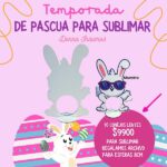 Conejo lentes sublimable 10 unidades
