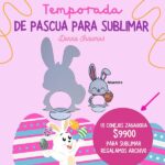 Conejo zanahoria sublimable  10 unidades