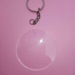 Llavero acrílico redondo 12 unidades