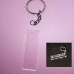 Llavero acrílico rectangular Spotify 12 unidades