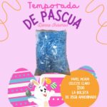 Viruta de papel rellenable celeste