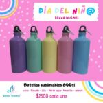 Botellas sublimables de 600ml colores