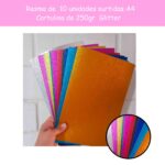 Cartulina glitter A4