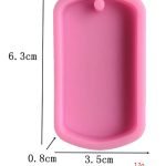 Molde de resina para llavero y placa