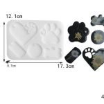 Molde resina placas animales