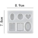 Molde de resina colgantes