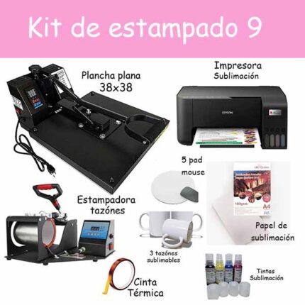 Kit de inicio de estampados modelo 9
