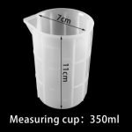 vaso de silicona para medir 350ml