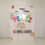 Velas feliz cumpleaños M°1