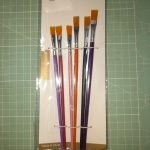 Set de 6 pinceles cuadrados