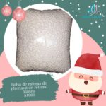 Relleno de plumavit blanco