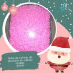 Relleno de plumavit rosado fuerte