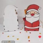 Caja porta dulces viejo pascuero