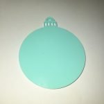 Esfera acrilica menta 
12 unidades