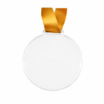 Medallas acrilica transparente 
 12 unidades de 6cm
