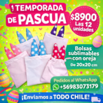 Bolsa sublimable 
12 unidades