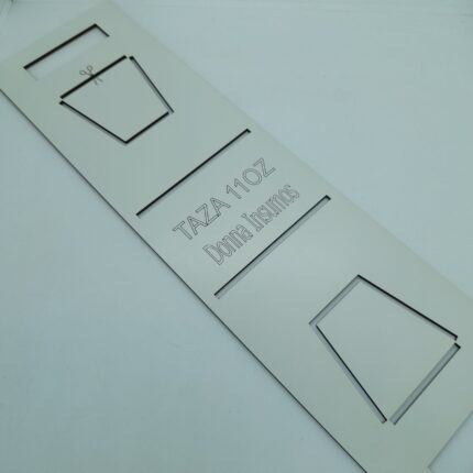 Regla de molde para cajas de tazones