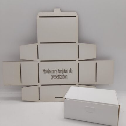 Regla Molde de caja de tarjetas de presentación