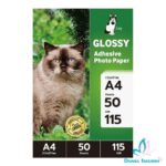 Papel Fotográfico adhesivo glossy 115gr a4 marca Lily con antioxido