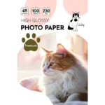 Papel fotográfico glossy  4R  230gr LILY