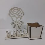 Porta lapiz de rosa
10 unidades - Imagen 2