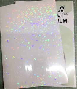 Resma de laminado en frio (vidrio roto ) 50 hojas A4 - Imagen 2