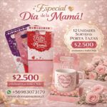 Cajas de tazones día de la madre 
12 unidades