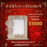 Cuadro porta foto Rosa 10 unidades