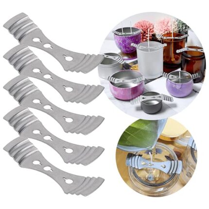 SOPORTE METÁLICOS CENTRADO DE MECHAS PARA HACER VELA