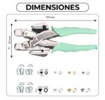 Remachadora para ojetillos  con maleta - Imagen 2