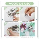 Remachadora para ojetillos  con maleta