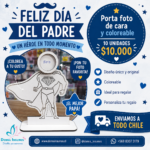 Porta foto super papà 10unidades