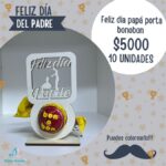 Porta bonobon Papá y niña 10unidades