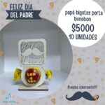 Porta bonobon Papá bigote 10unidades