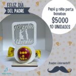 Porta bonobon Papá y niño 10unidades
