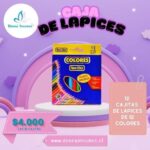 Lapices 12 cajas de 12 colores